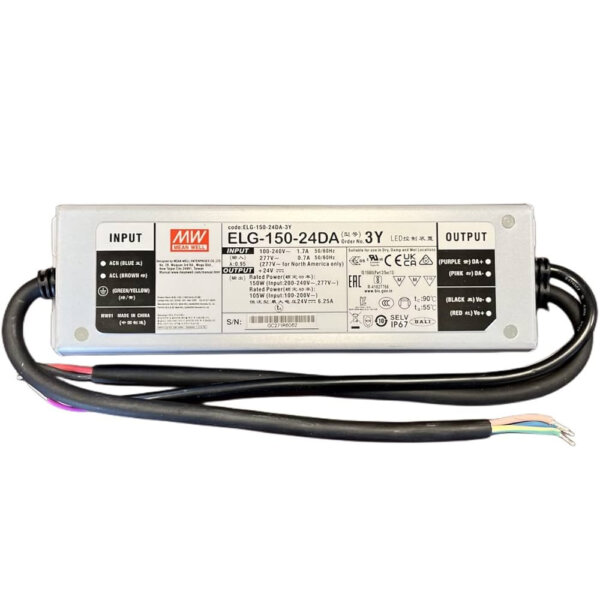 ELG-150-24DA - 150W 24V 6.25A Dış Mekan DALI Driver