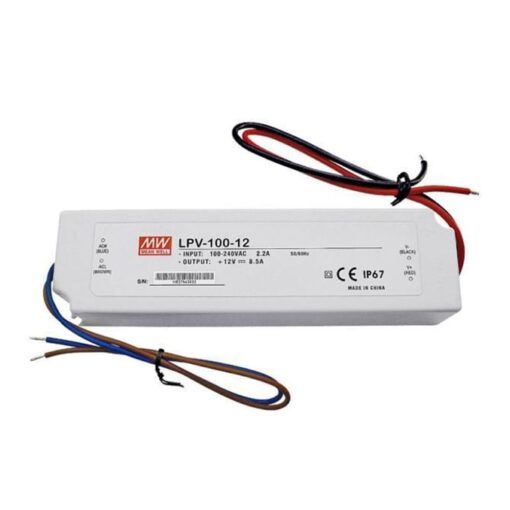 LPV-100-12 - 100W 12V 8.50A Dış Mekan Driver