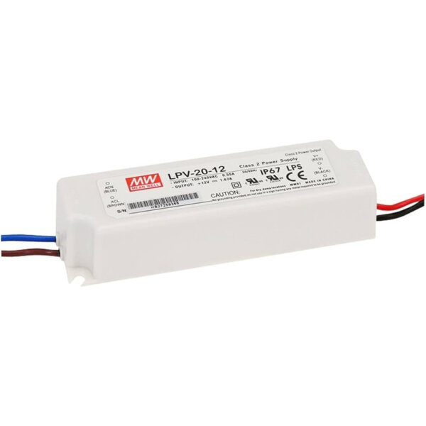 LPV-20-12 - 20W 12V 1.60A Dış Mekan Driver