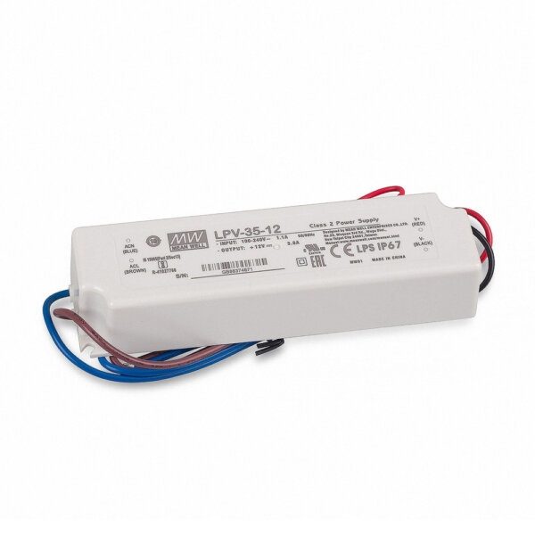 LPV-35-12 - 35W 12V 3.00A Dış Mekan Driver