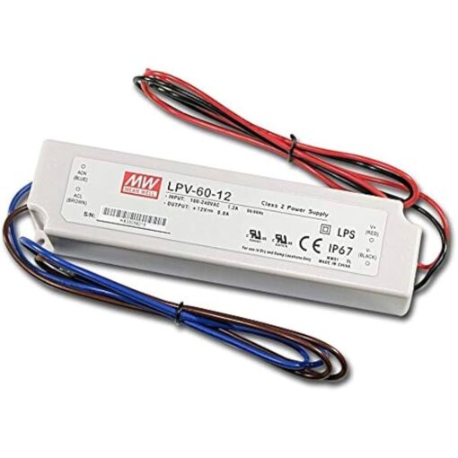 LPV-60-12 - 60W 12V 5.00A Dış Mekan Driver