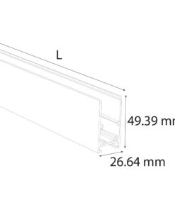 VR127-2 - 48V Sıva Üstü Magnet Ray