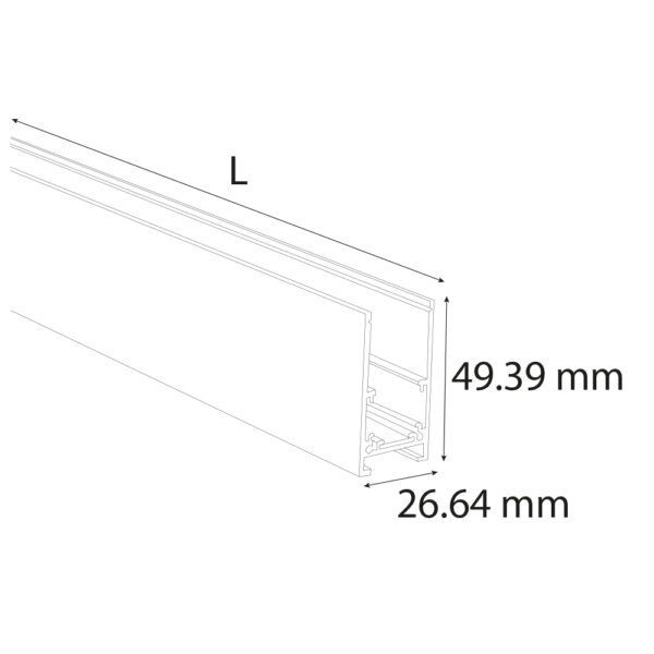 VR127-2 - 48V Sıva Üstü Magnet Ray - Görsel 2