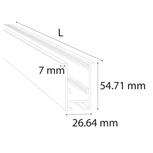 VR127-3 - 48V Sıva Altı Magnet Ray - Görsel 2