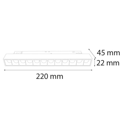 VR130-2 - 48V 12W Magnet Mercek Spot - Görsel 2