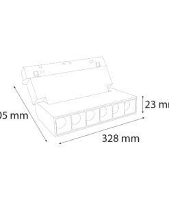 VR131-3 - 48V 18W Magnet Mercek Akordiyon Spot VR131-3 - 48V 18W Magnet Mercek Akordiyon Spot