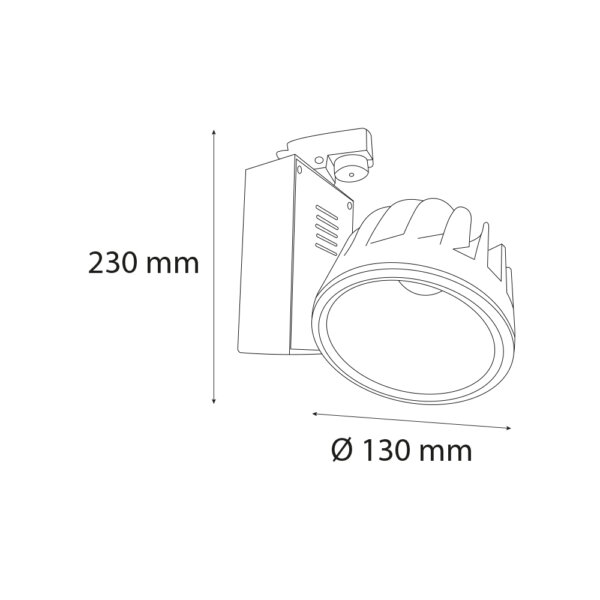 VR135 - LED Ray Spot Aydınlatma 30W-40W - Görsel 2