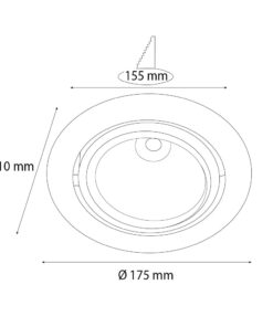 VR201 Sıva Altı Armatür