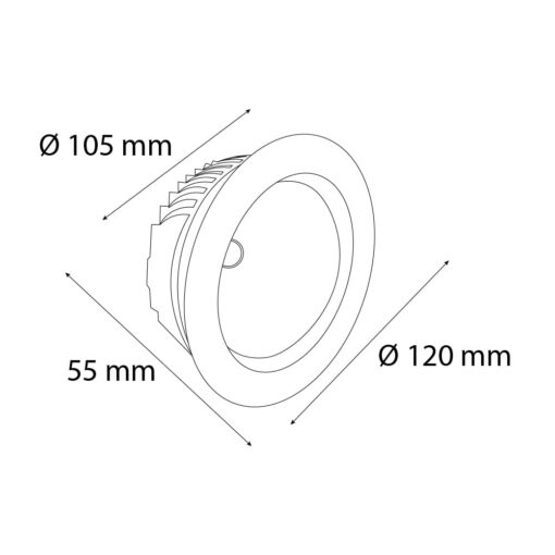 VR205 Sıva Altı Downlight Armatür - Görsel 3