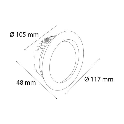 VR206 Sıva Altı Downlight Armatür - Görsel 3