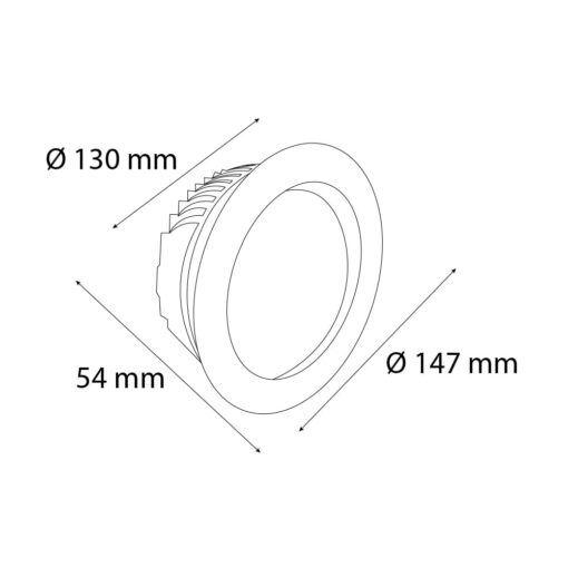 VR206 Sıva Altı Downlight Armatür - Görsel 4