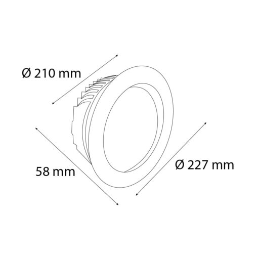 VR206 Sıva Altı Downlight Armatür - Görsel 6