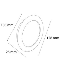 VR207-2 Slim Sıva Altı Downlight Armatür