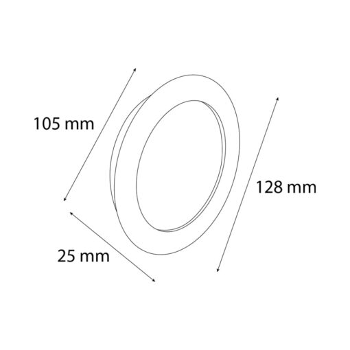 VR207-2 Slim Sıva Altı Downlight Armatür - Görsel 2