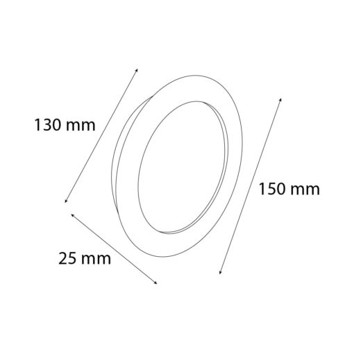 VR207-2 Slim Sıva Altı Downlight Armatür - Görsel 3