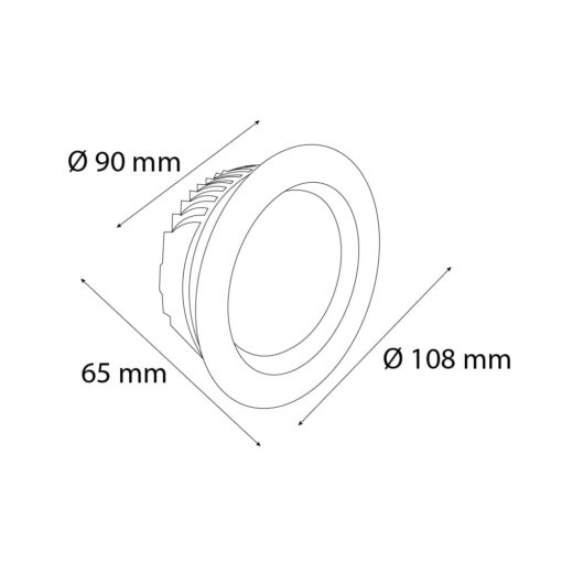 VR207 Sıva Altı Downlight Armatür - Görsel 2