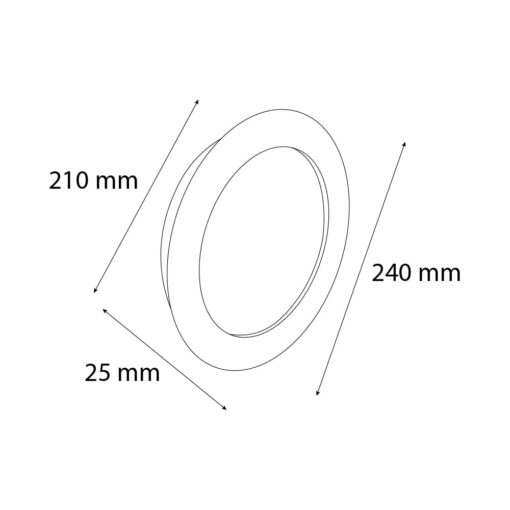 VR207-2 Slim Sıva Altı Downlight Armatür - Görsel 5