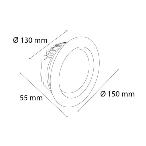 VR207 Sıva Altı Downlight Armatür - Görsel 4