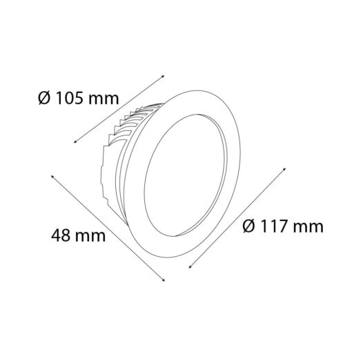 VR208 Sıva Altı Downlight Armatür - Görsel 3
