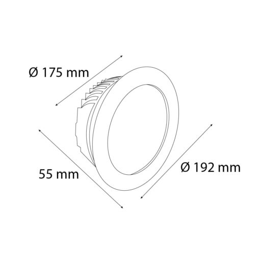 VR208 Sıva Altı Downlight Armatür - Görsel 6