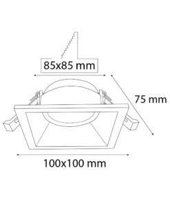 VR222 Sıva Altı Armatür