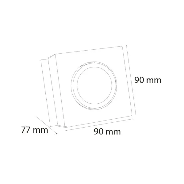 VR228 Baffle Tavan Armatürü - Görsel 2