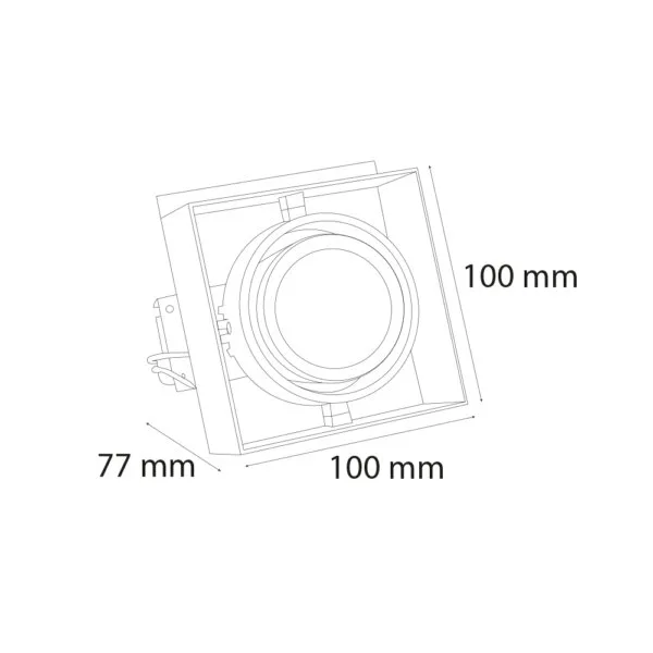 VR229 Baffle Tavan Armatürü - Görsel 2