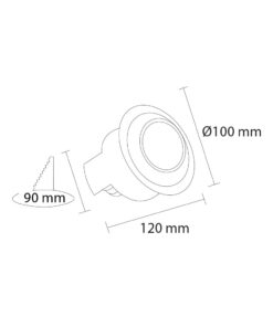 VR231 Sıva Altı Led Armatür
