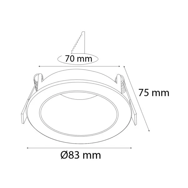 VR233 Sıva Altı Led Armatür - Görsel 2