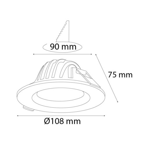 VR234 Hareketli Sıva Altı Armatür - Görsel 4
