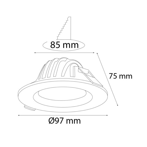 VR235 Sıva Altı Led Armatür - Görsel 4