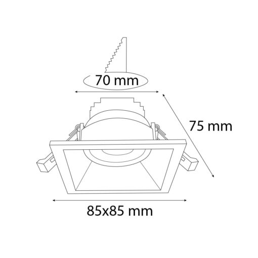 VR237 Sıva Altı Led Armatür - Görsel 4