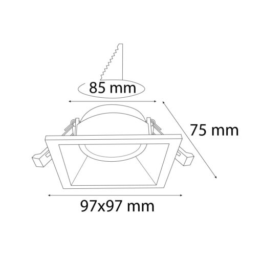 VR238 Sıva Altı Led Armatür - Görsel 2