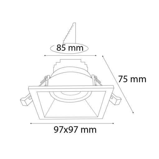 VR238 Sıva Altı Led Armatür - Görsel 4
