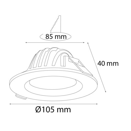 VR241 Hareketli Sıva Altı Led Armatür - Görsel 4
