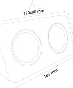 VR245 İkili Sıva Altı Led Armatür