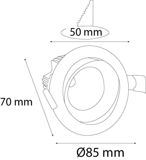 VR247 Sıva Altı Armatür - Görsel 2