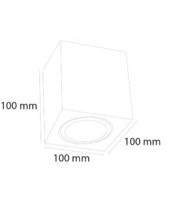 VR280 - Sıva Üstü Kare Armatür