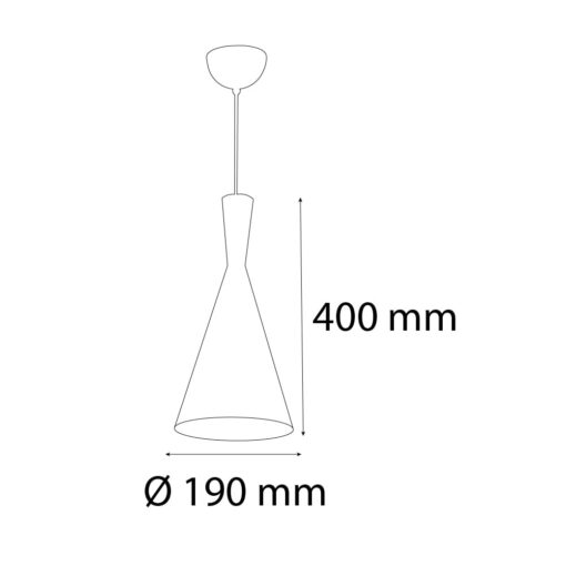 VR301 - Tom Dixon Dekoratif Sarkıt - Görsel 2