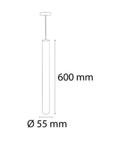 Alternative view of VR309 - Dekoratif Boru Tipi Sarkıt