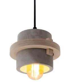 VR317 - Dekoratif Ahşaplı Beton Sarkıt