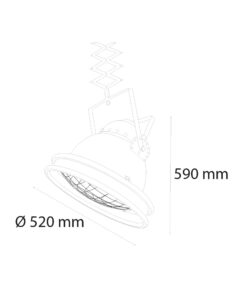 VR322 - Makaslı Atölye Tipi Sarkıt