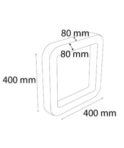 VR404 Radüslü Kare Lineer Aydınlatma