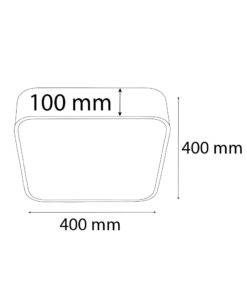 VR405 Radüslü Kare Davul Lineer Aydınlatma