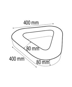 VR406 Radüslü Üçgen Lineer Aydınlatma