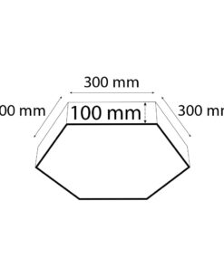 VR409 Altıgen Davul Lineer Aydınlatma