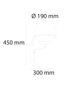 VR516 - Çemberli Glop İç Mekan Aplik