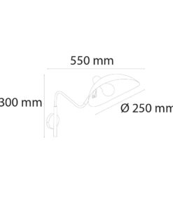 VR519 - Retro Nordik İç Mekan Aplik