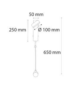 VR522 - LED Duvar Aplik