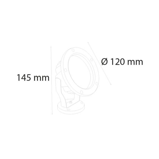 VR608 - LED Dış Mekan Bahçe Armatürü 6W-9W - Görsel 2
